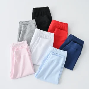 100% Cotton Baby Pants Blank Baby Boy and Girls Legging Colors from 0-24M